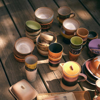 Thumbnail for HK Living 70s Ceramics Tea Mug Sunset KST0033