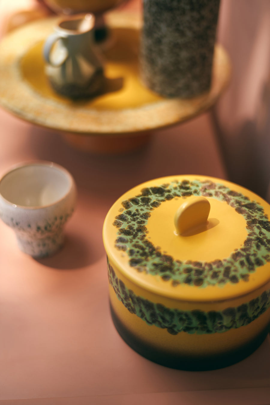 70s Ceramics Cookie Jar Kelp