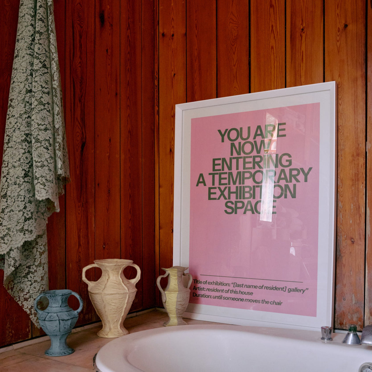 Home Gallery, Framed Poster 87x118cm
