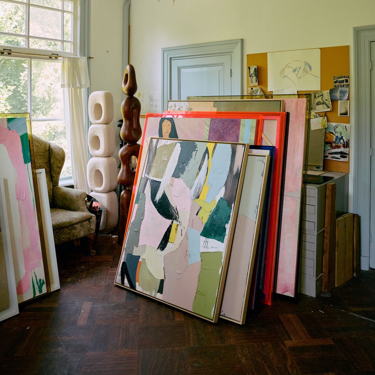 HKLIVING Framed Artwork "Colour Cult" 103x143cm AWP0006