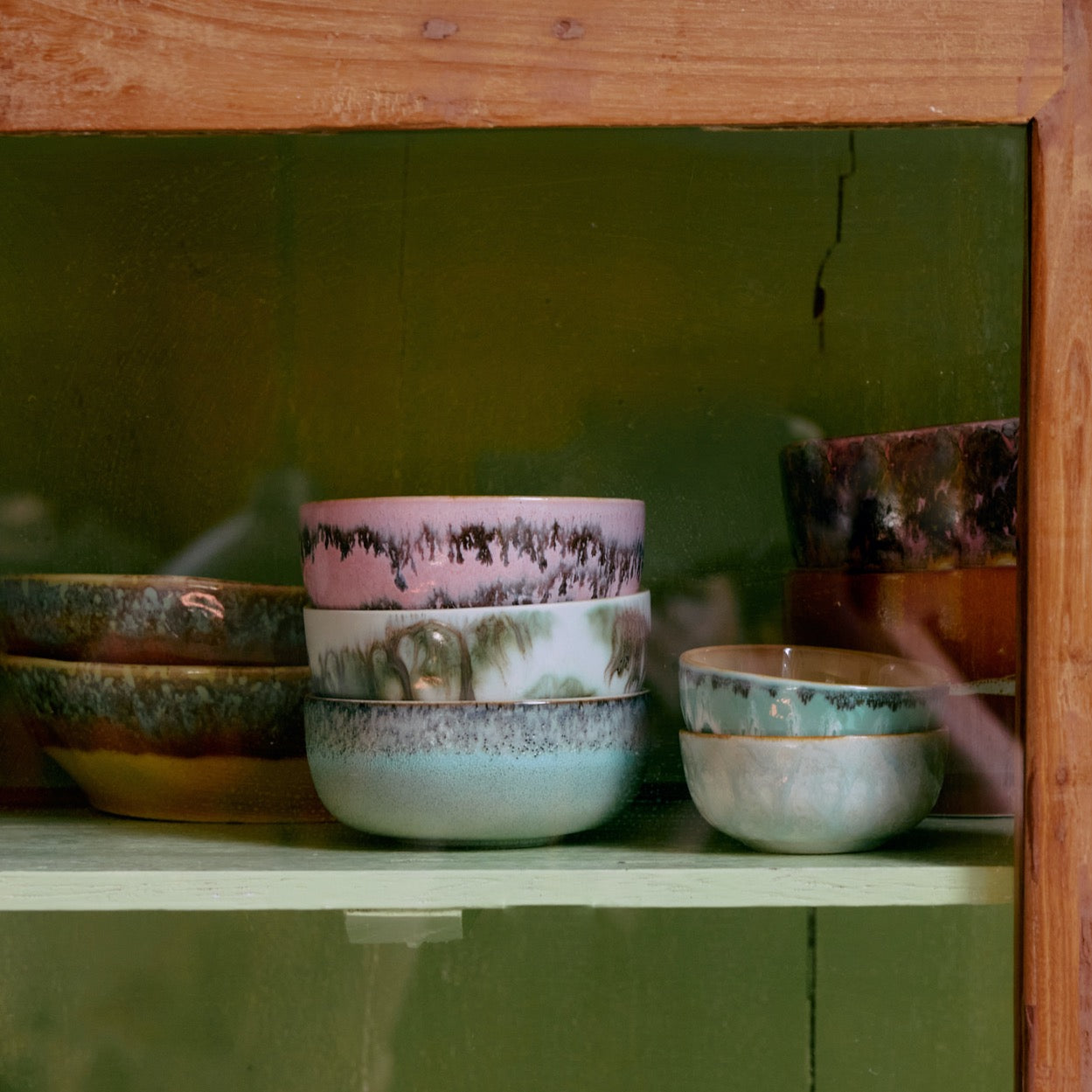 HKLiving 70s Ceramics: Tapas Bowls Renaissance, Set of 4 KST0169