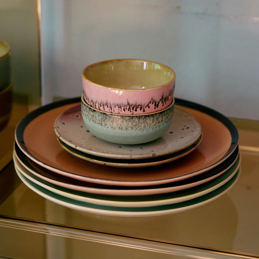 HKLiving 70s Ceramics: Tapas Bowls Thicket KST0172