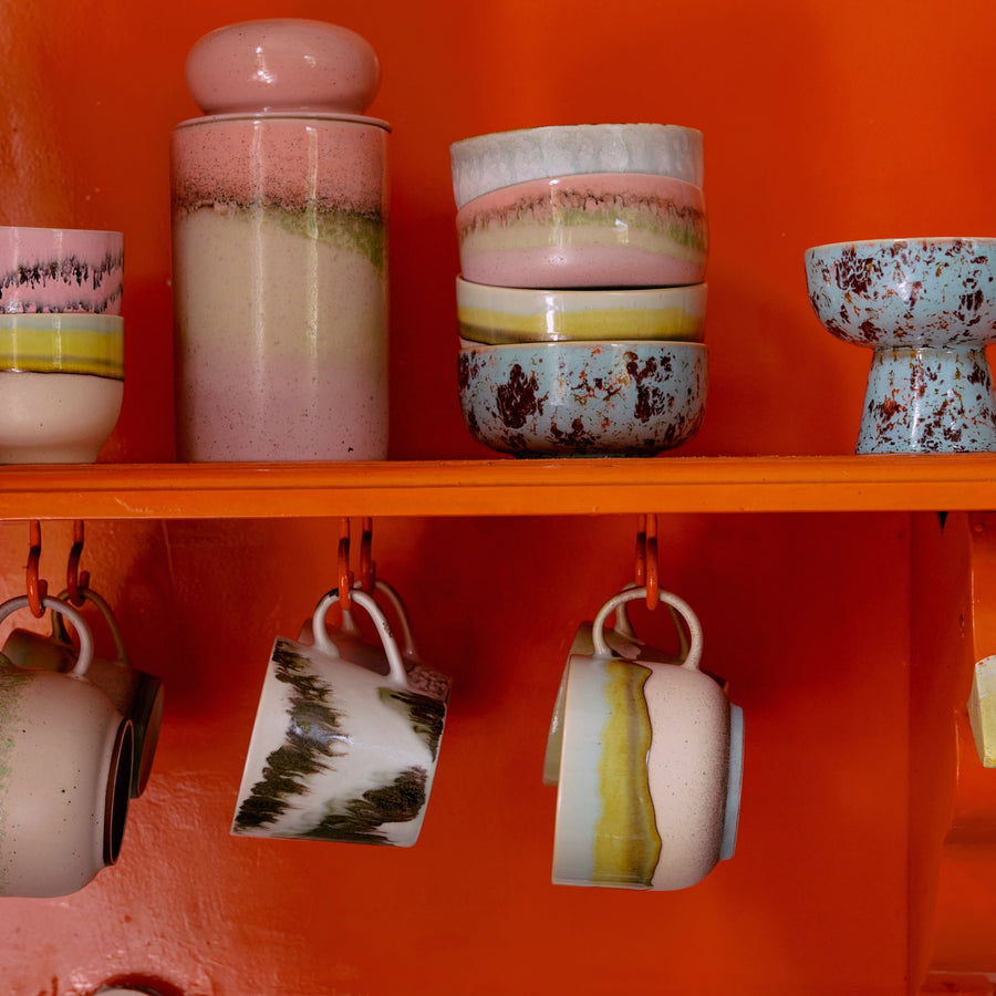 HKLiving 70s Ceramics: Storage Jar: Glaze KST0193