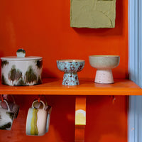 Thumbnail for HKLiving 70s Ceramics: Tapas Bowl On Base Slush, L KST0183