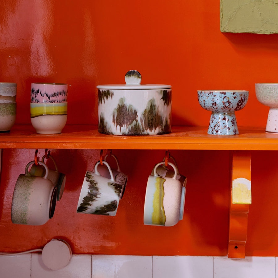 HK Living 70s Ceramics: Cookie Jar Tide KST0192