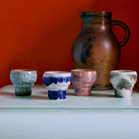 Thumbnail for HKLiving 70s Ceramics: Lungo Mugs Expression, Set of 2 KST0158