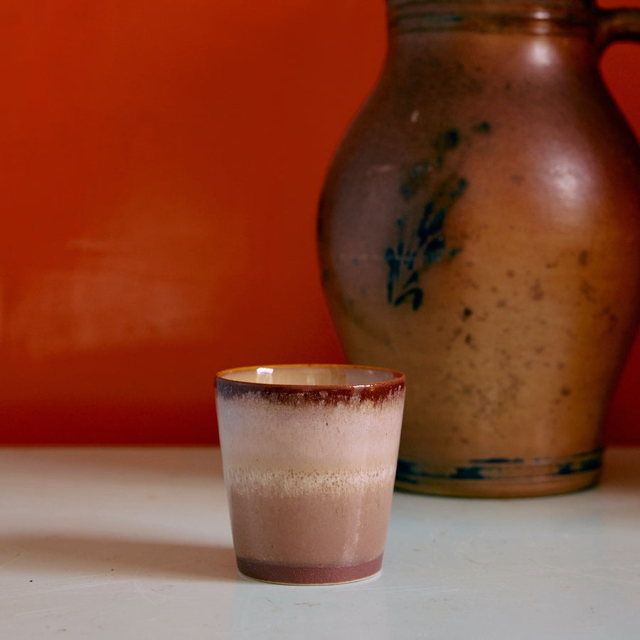 70s Ceramics: Coffee Mug Bloom