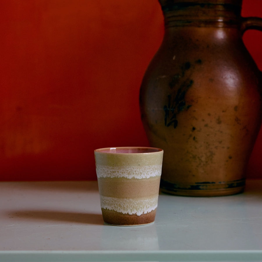 70s Ceramics: Coffee Mug Umber