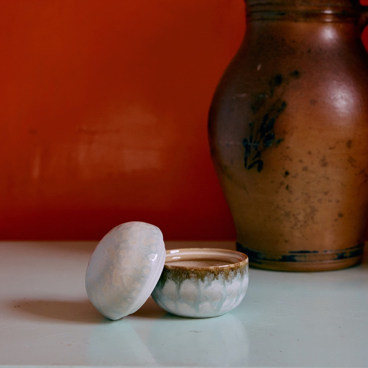 HKLiving 70s Ceramics: Sugar Pot Petal KST0196