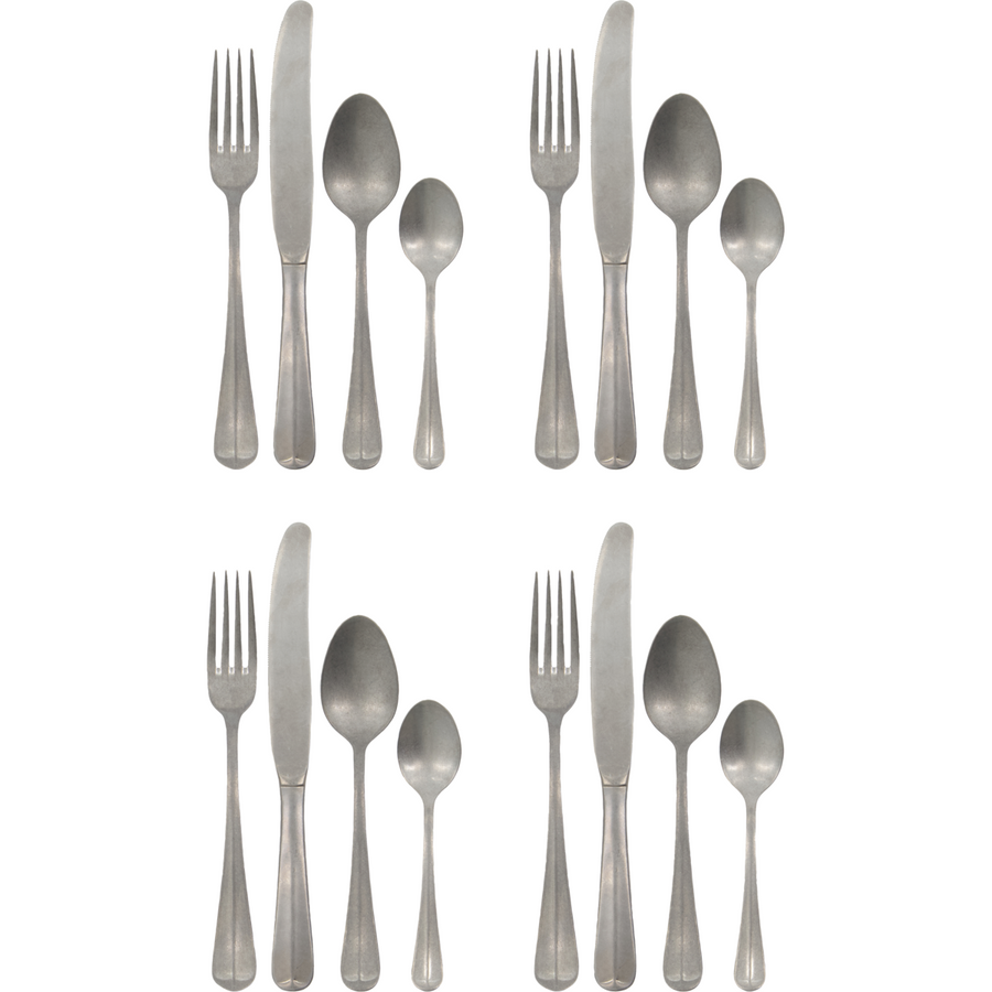 House Doctor Cutlery Set, HDMora, Silver Finish
