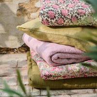 Thumbnail for Vintage Quilt Bedspread Herbal Green