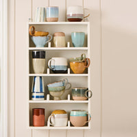 Thumbnail for IB Laursen Wall shelf w/4 shelves w/dividers 12 rooms UNIQUE Cream