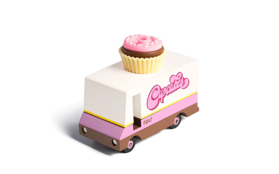Candyvan - Cupcake - Wooden Diecast Toy Car Candylab