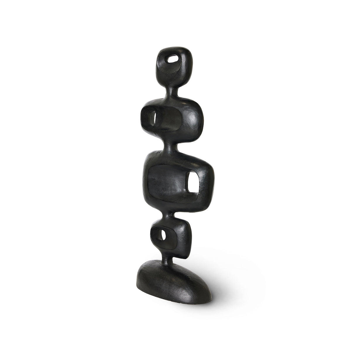 HKLiving Objects: Aluminium Sculpture Heavy Black AOA0914