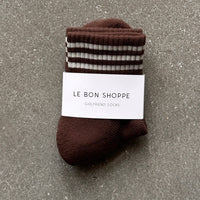 Thumbnail for Le Bon Shoppe Girlfriend Socks: Mahogany