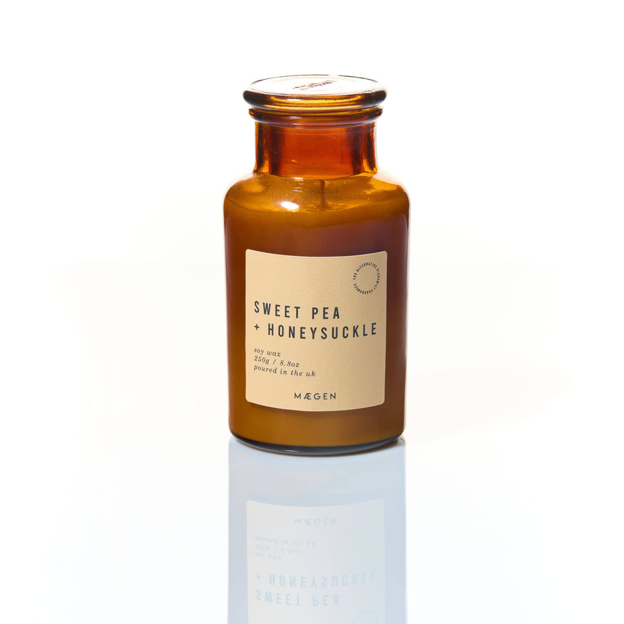 MÆGEN Alchemist Candle - Sweet Pea & Honeysuckle: 250g - 8.8oz