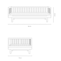 Thumbnail for Pure Oak Wood Junior Bed