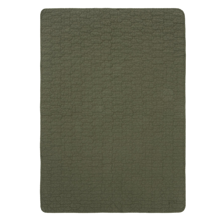 Nobodinoz Wabi Sabi Quilted Blanket Vetiver 100 x 135cm 8435574928177