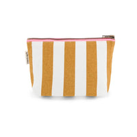 Thumbnail for POUCH SOFIA STRIPES ECRU / CARAMEL: ECRU / CARAMEL / STRIPES