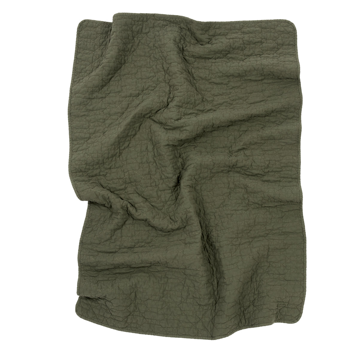 Nobodinoz Wabi Sabi Quilted Blanket Vetiver 100 x 135cm 8435574928177