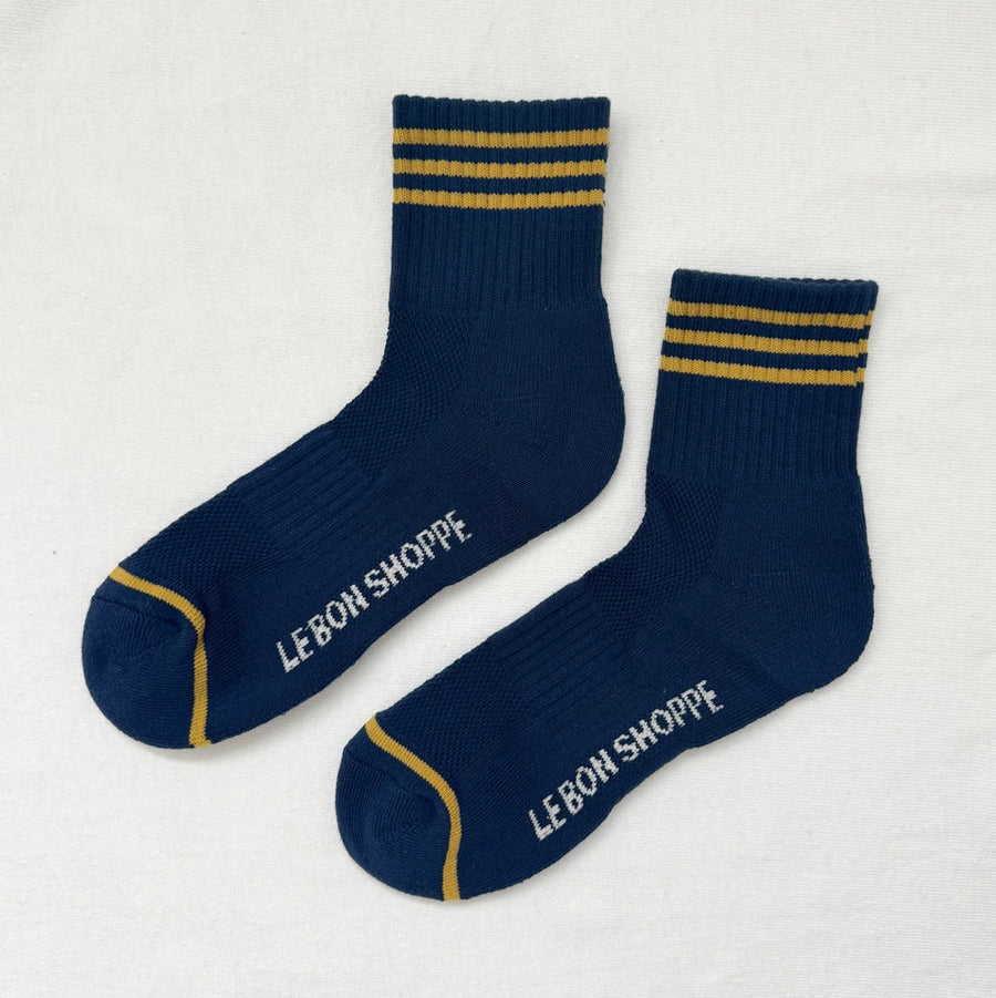 Girlfriend Socks: Navy