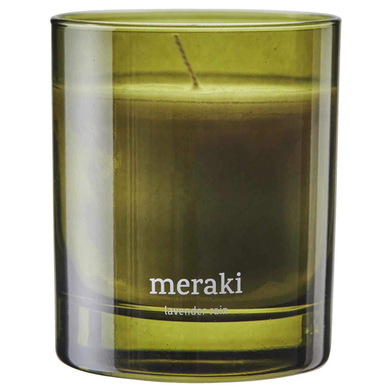 Scented Candle, Lavender Rain, Green