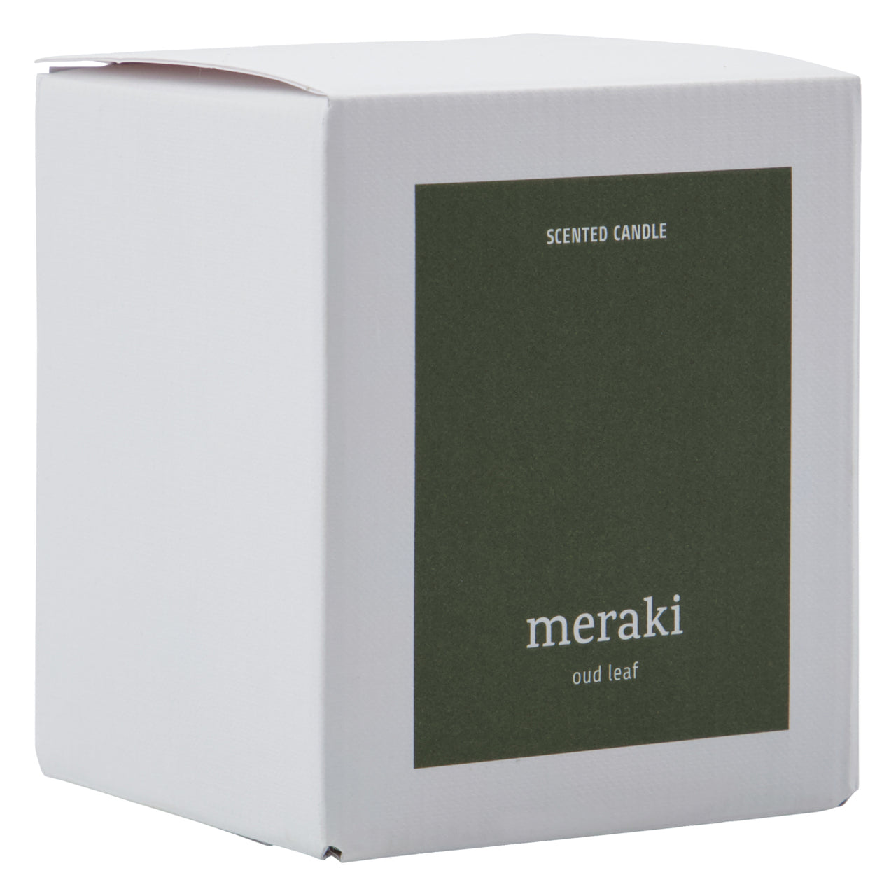 Scented Candle, Oud Leaf, Green