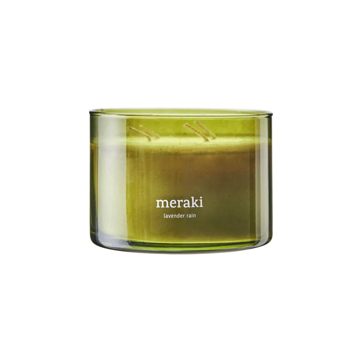Scented Candle, Lavender Rain, Green
