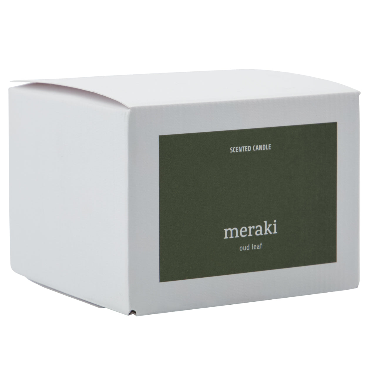Scented Candle, Oud Leaf, Green