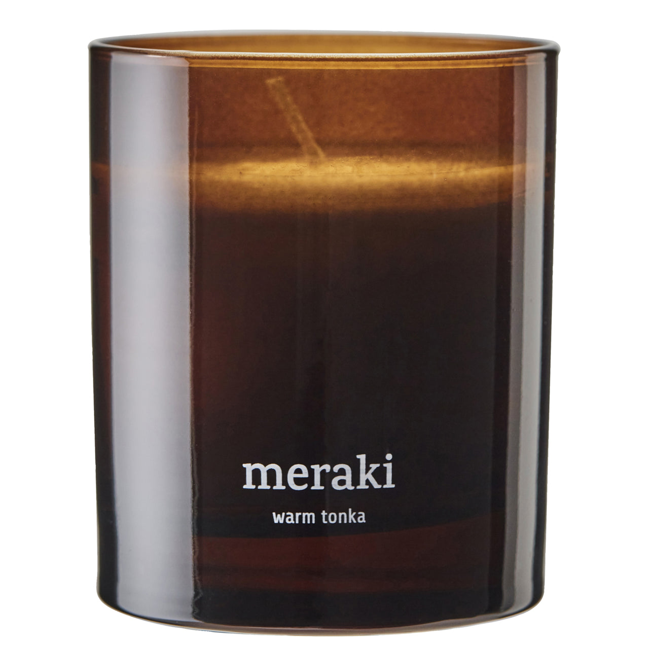 Scented Candle, Warm Tonka, Brown