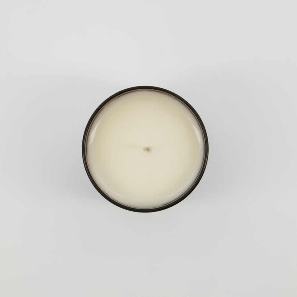 Scented Candle, Dark Wood, Brown
