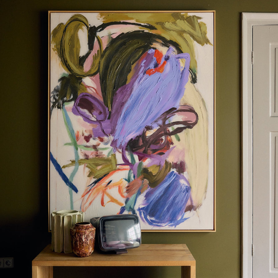 HKLIVING Framed Artwork Abstraction, 123x163cm
