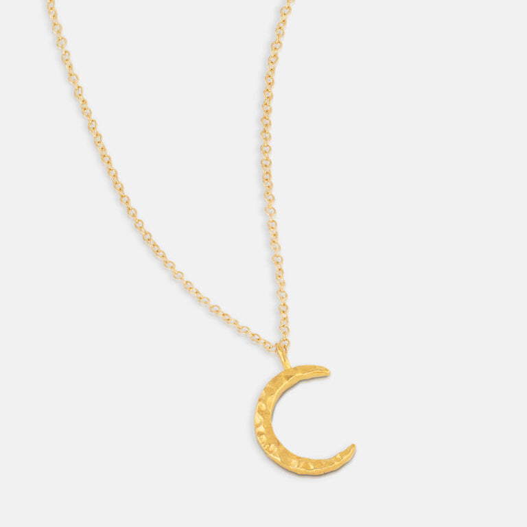 Gold Moon Necklace
