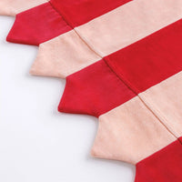 Thumbnail for Sirkus stripe patchwork toran, red/pink