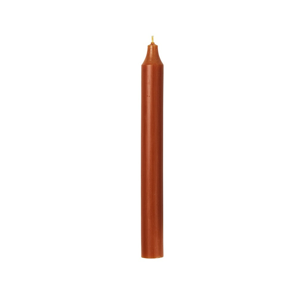 Rustic Taper Candle Terracotta 21mm diameter