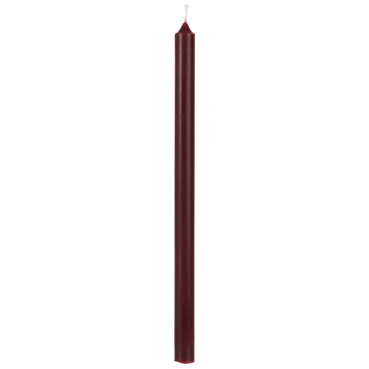 Taper Candle Burgundy Ø:1.3 H:20