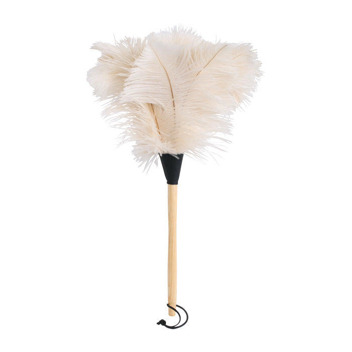 Ostrich Feather Duster 35cm White
