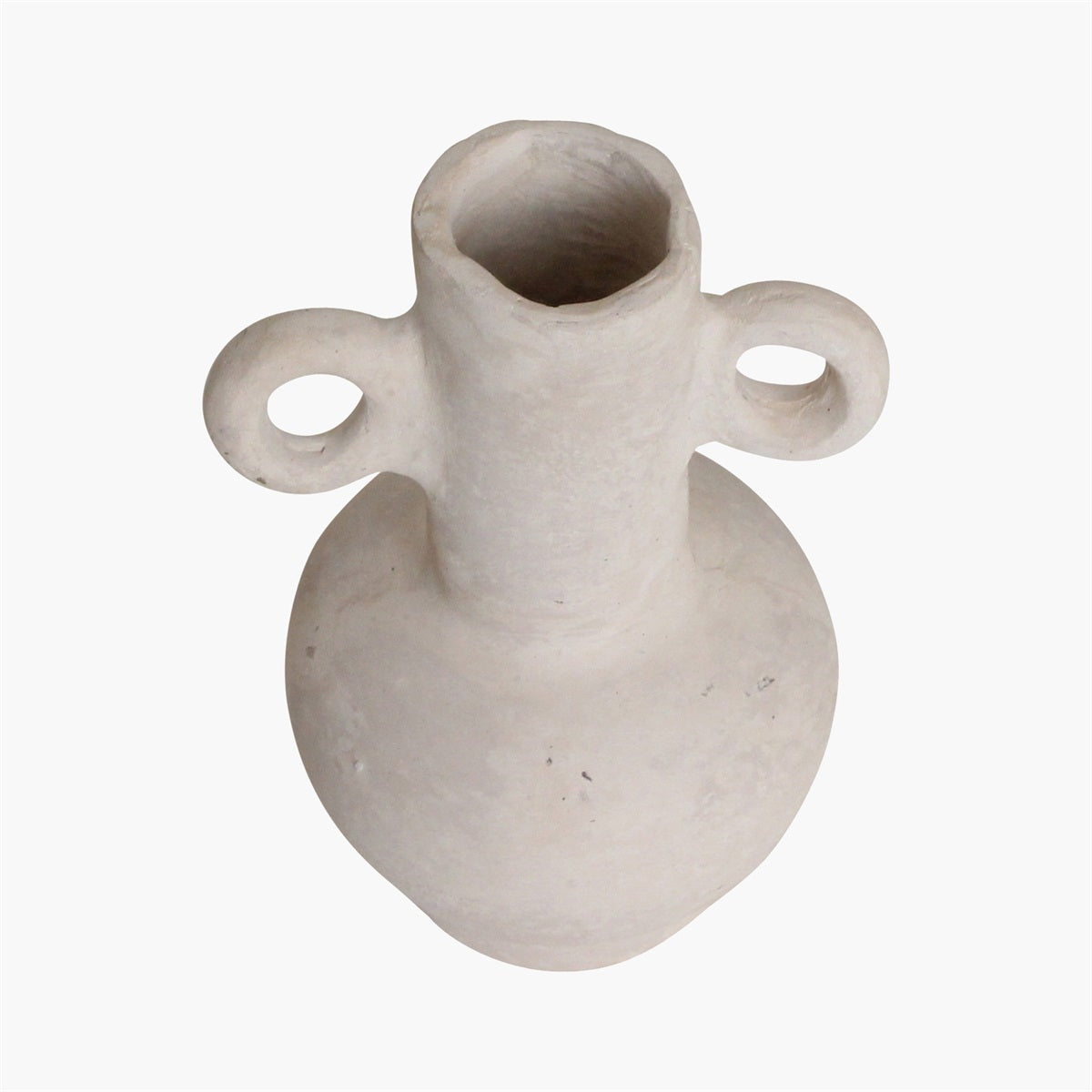 Raw Materials Chalk Vase Osian White Papermache and Chalkpowder