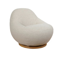 Thumbnail for Gem Lounge Chair with Teak Swivel : Desert Sand