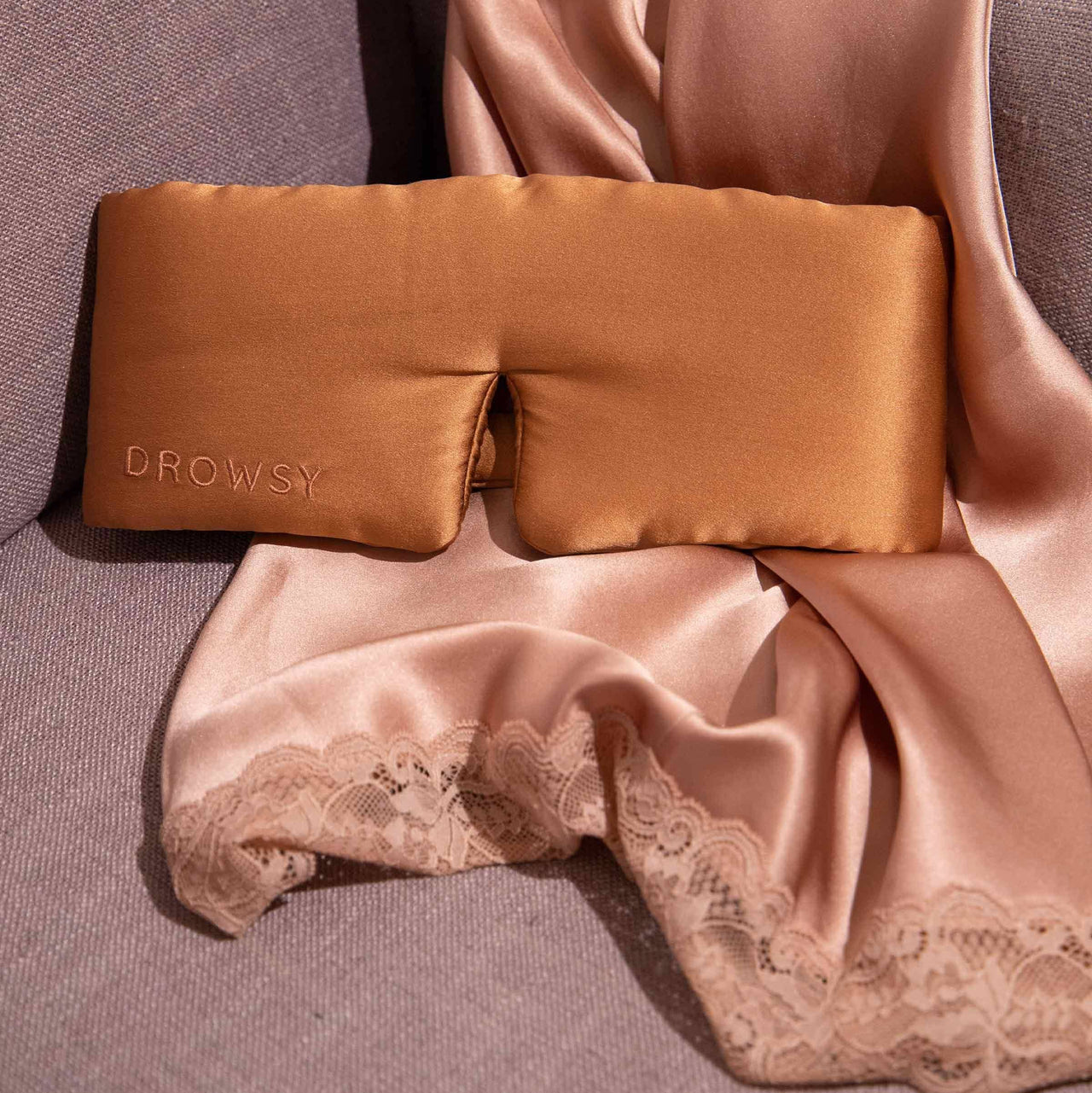 Pumpkin Spice Silk Sleep Mask