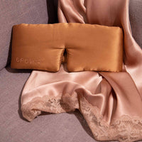 Thumbnail for Pumpkin Spice Silk Sleep Mask