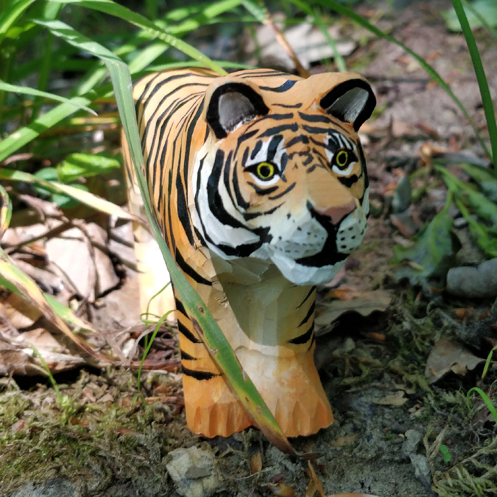 Wudimals® Wooden Tiger Animal Toy