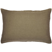 Thumbnail for Cushion Olive Linen 60 x 40cm