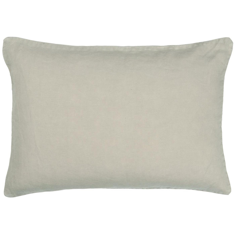 IB Laursen Cushion Fog Linen 60 x 40cm feather filled