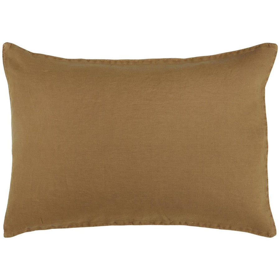 IB Laursen Cushion Clay Linen 60 x 40cm feather filled
