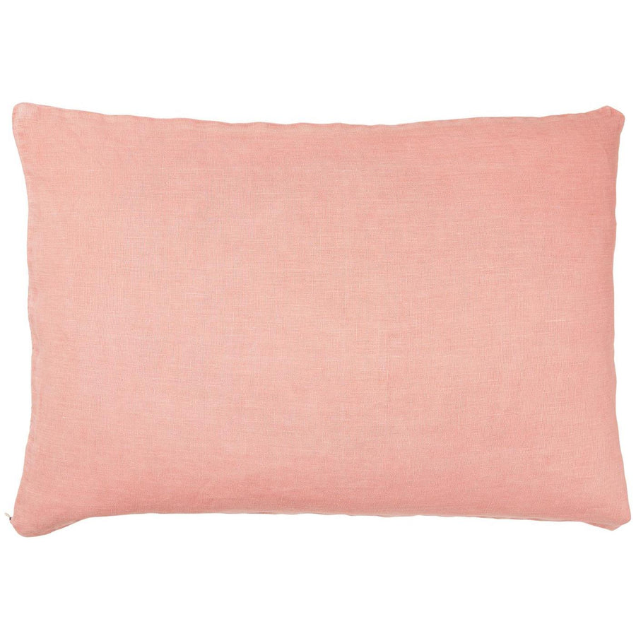 IB Laursen Cushion Dessert Rose Linen 60 x 40cm feather filled