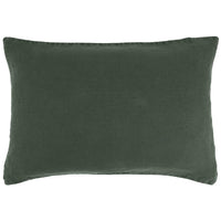 Thumbnail for IB Laursen Cushion Myrtle Green Linen 60 x 40cm feather filled