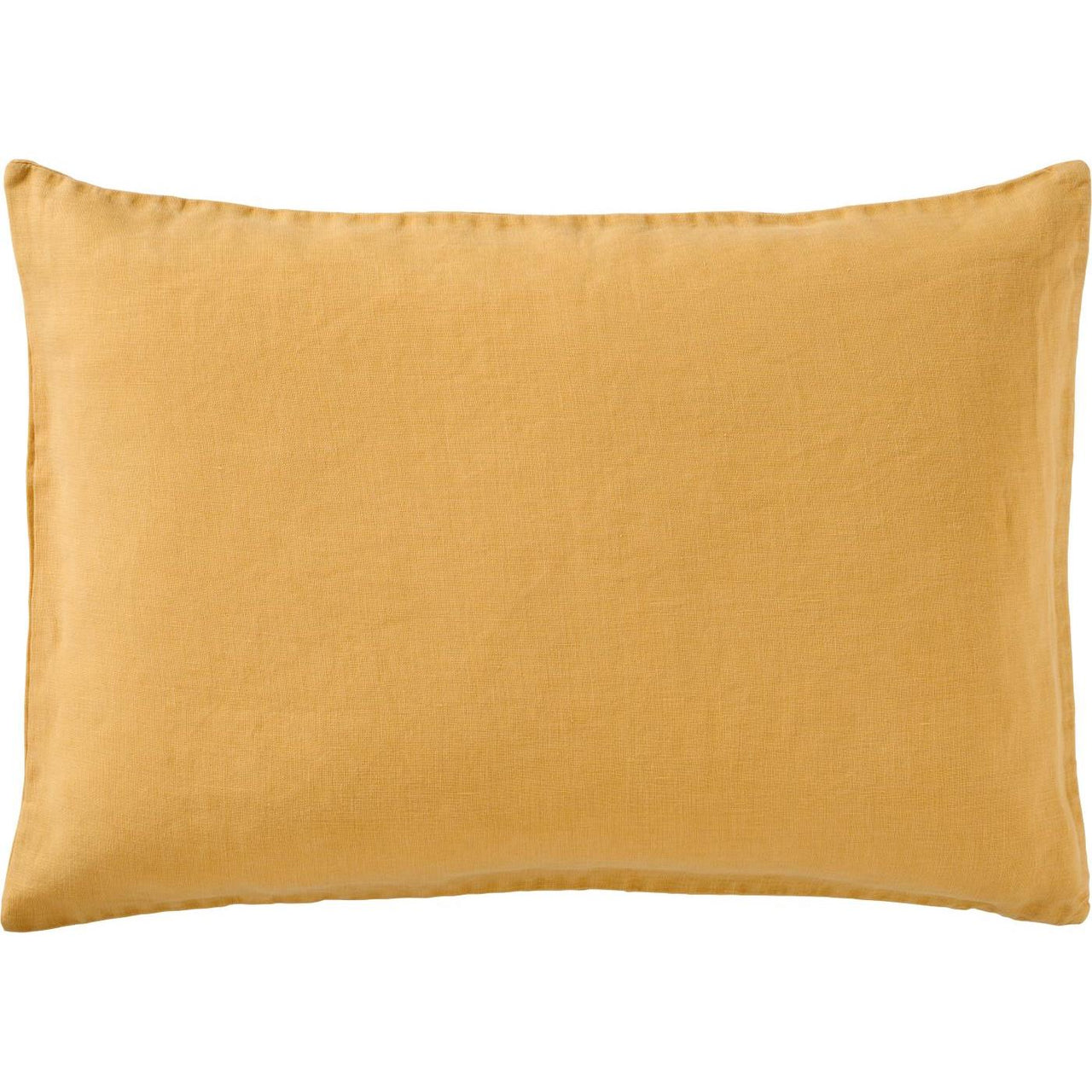 IB Laursen Cushion Harvest Yellow Linen 60 x 40cm feather filled