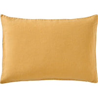 Thumbnail for IB Laursen Cushion Harvest Yellow Linen 60 x 40cm feather filled