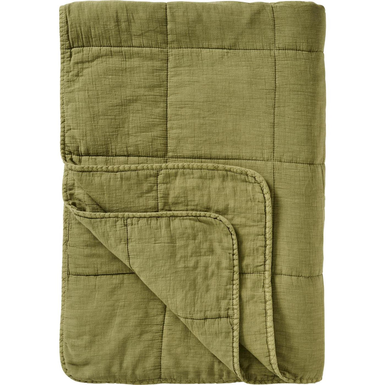 Vintage Quilt Bedspread Herbal Green